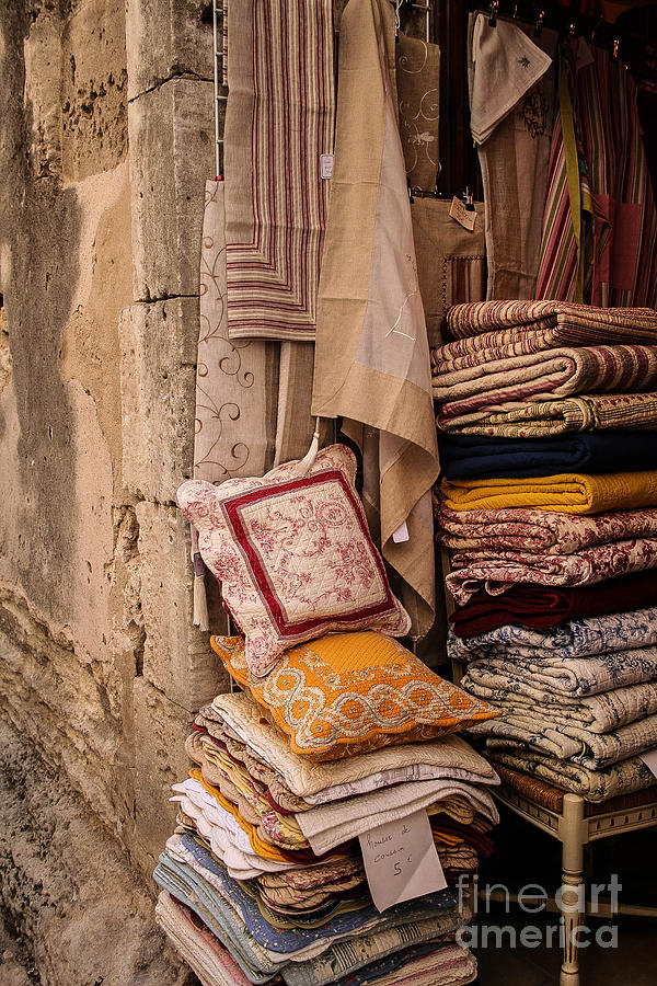 Provence Textiles Photograph by SnapHound Photography