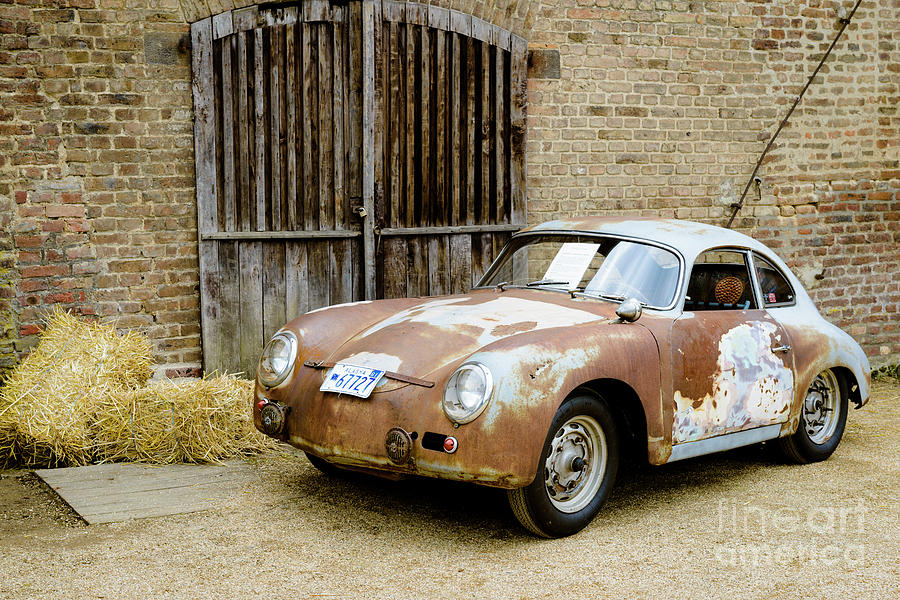 Porsche 356 Classic Car Barn Find Photograph By Sjoerd Van Der Wal