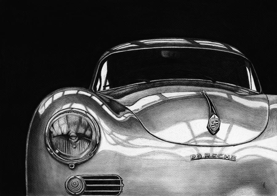 Porsche 356 Drawing by Norbert Gold - Fine Art America