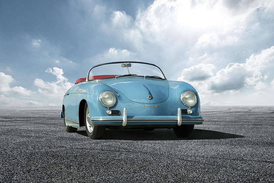 Porsche 356 Speedster Digital Art by Peter Chilelli