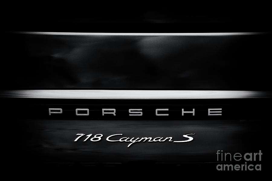 Transportation Photograph - Porsche 718 Cayman S by Tim Gainey