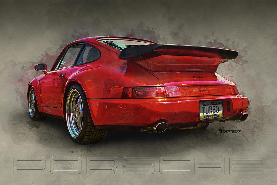 Porsche 911 / 964 Turbo Digital Art by Matt Horvatinovic - Fine Art America