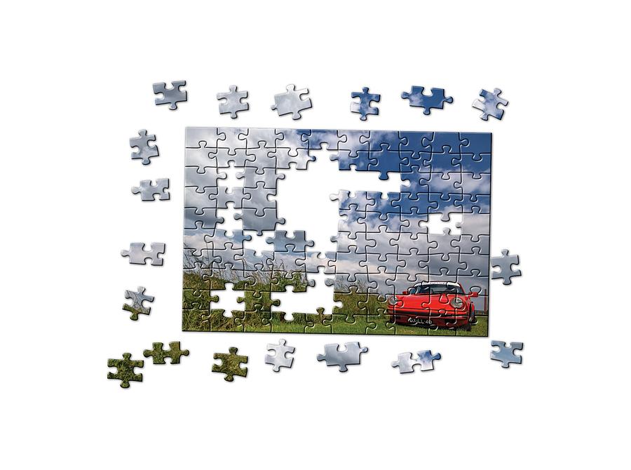 Porsche 911 on a jigsaw puzzle Photograph by 2bhappy4ever