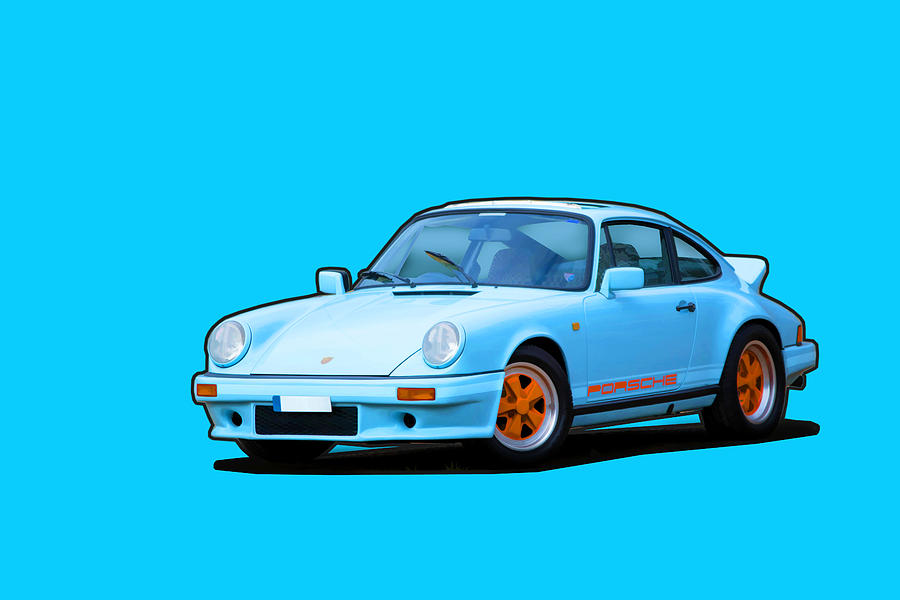 Porsche 911 Digital Art by Roger Lighterness