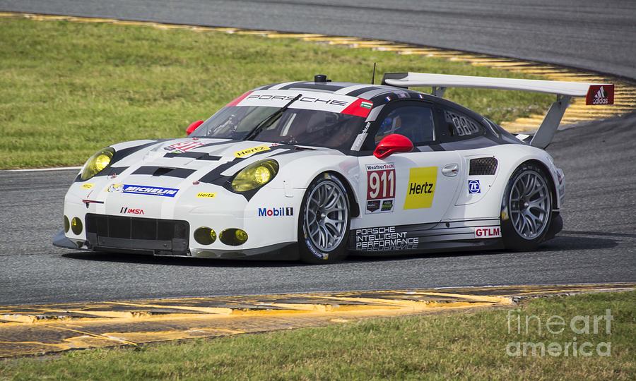 Porsche 911 RSR GTLM at Rolex 24 Photograph by Tad Gage Fine Art