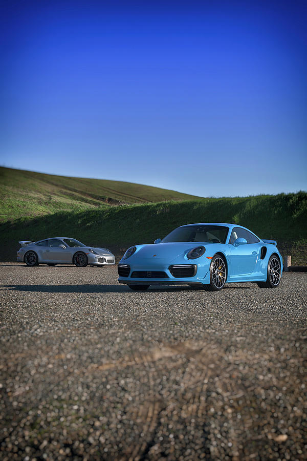 #Porsche 911 #Turbo S and #GT3 #Print Photograph by ItzKirb Photography