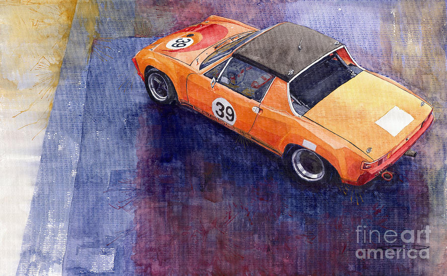 Transportation Painting - Porsche 914 GT by Yuriy Shevchuk
