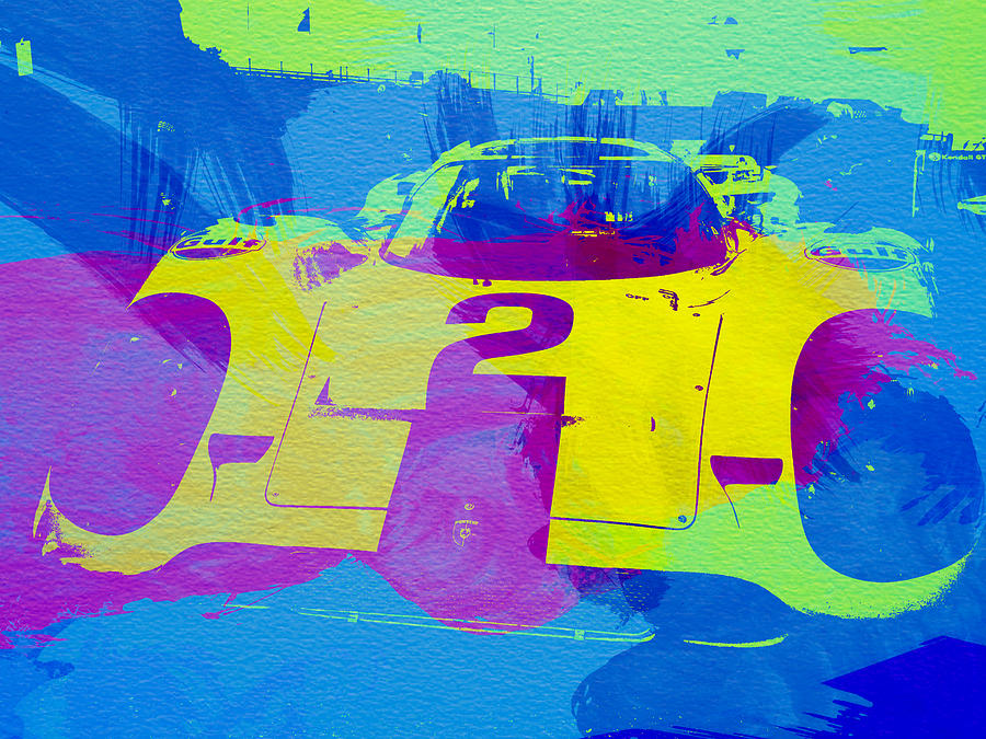 Car Painting - Porsche 917 Front End by Naxart Studio