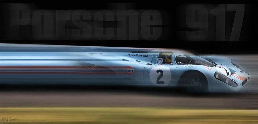 Porsche 917 Digital Art by Peter Chilelli