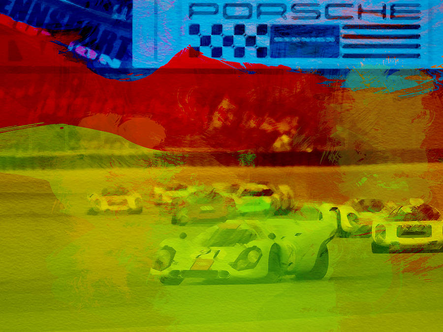 Porsche 917 Painting - Porsche 917 Racing by Naxart Studio