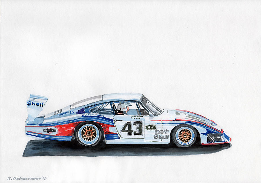 Porsche Painting - Porsche 935/77 by Rimzil Galimzyanov