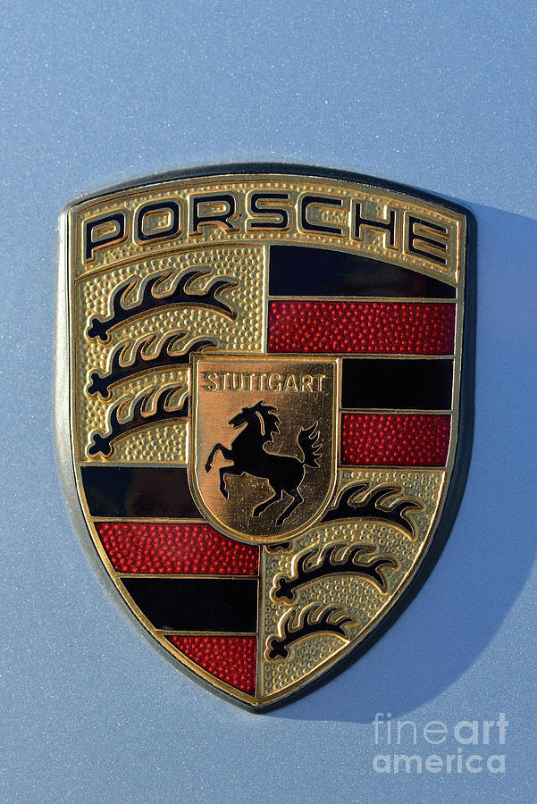 Porsche badge Photograph by George Atsametakis