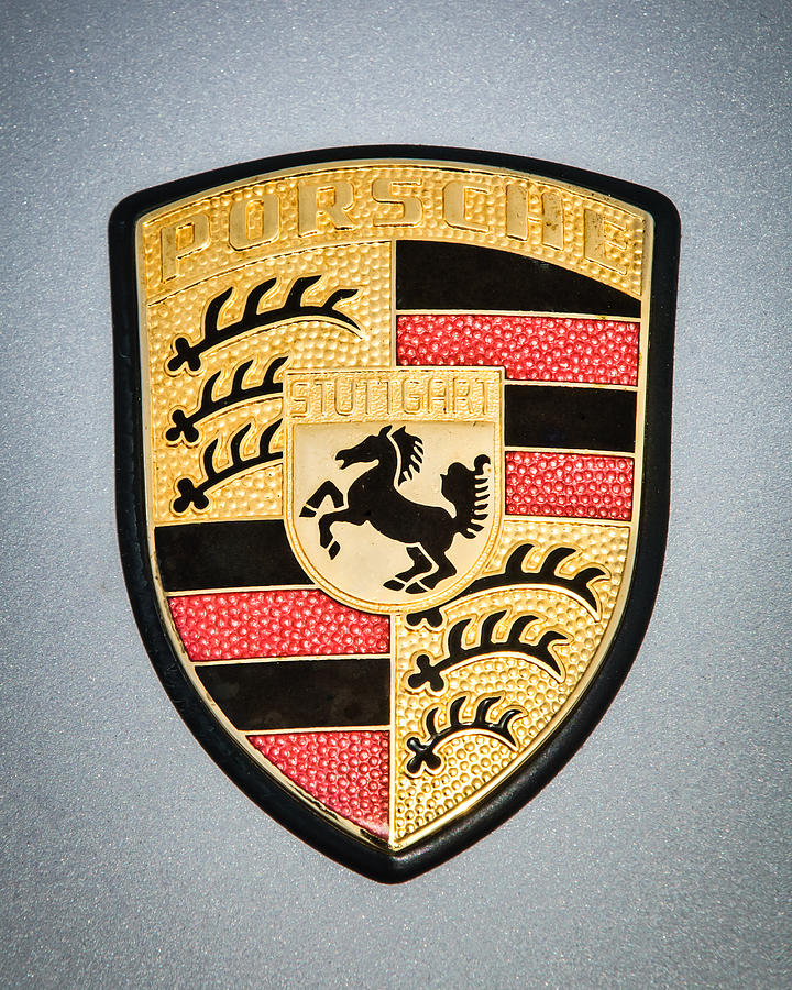 Porsche Emblem -0747c45 Photograph by Jill Reger