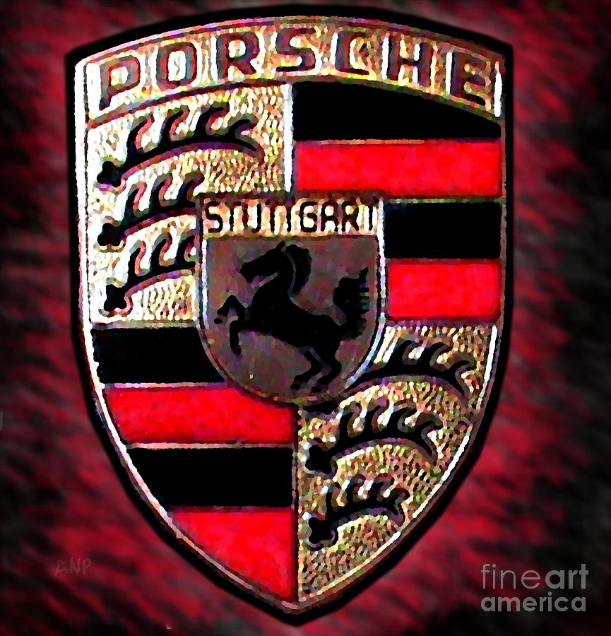 Porsche Emblem Photograph by George Pedro