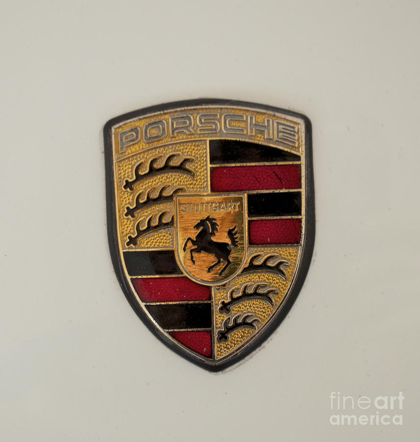 Porsche Emblem Photograph by Pamela Walrath