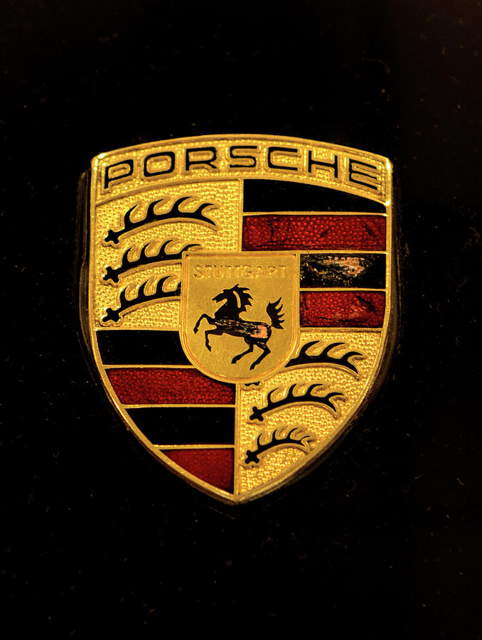Porsche Logo Photograph by Nate Heldman