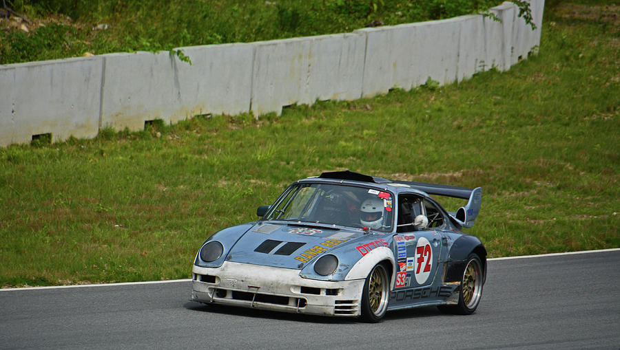 Porsche on Whiskey Hill Raceway Photograph by Mike Martin