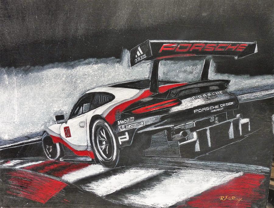 Porsche RSR Le Mans Pastel by Richard Le Page