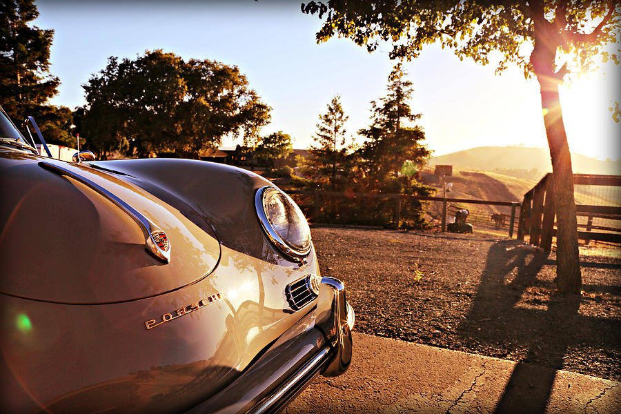 Porsche Sundown Photograph by Steve Natale