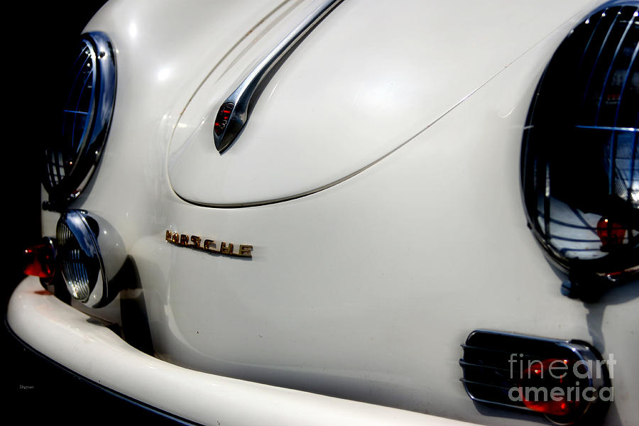 Porsche Photograph - The White Porsche by Steven Digman Porsche Photograph - The White Porsche by Steven Digman