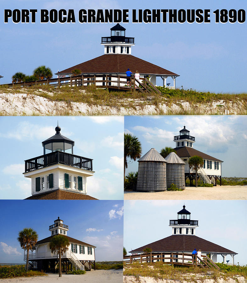 Port Boca Grande Lighthouse 1890 Photograph by David Lee Thompson ...