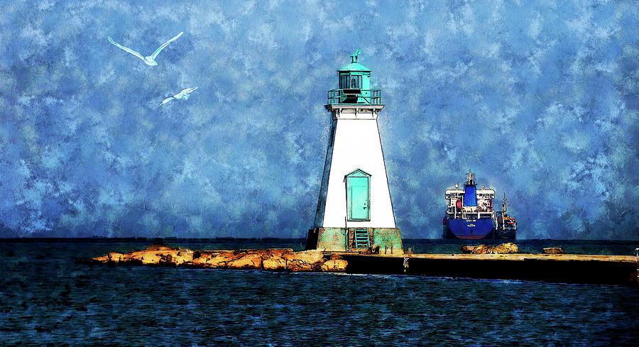 Port Dalhousie Lighthouse - Artistic Photograph by Leslie Montgomery