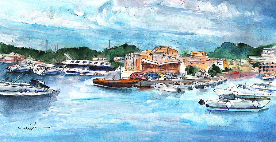 Port De Soller In Majorca 05 Painting by Miki De Goodaboom
