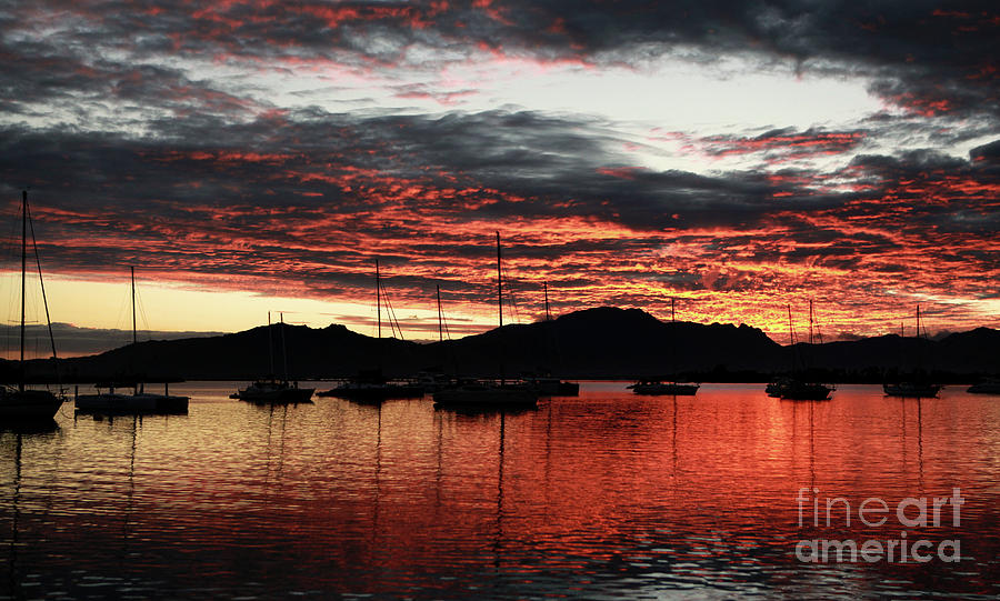 Port Denarau Fiji at Sunrise Photograph by Jennifer Camp