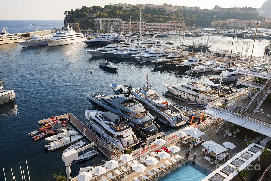 Port Hercule in Monaco 2 Photograph by Elena Elisseeva