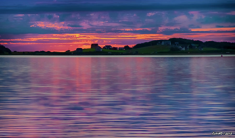 Port Hood Island at Sunset Photograph by Ken Morris