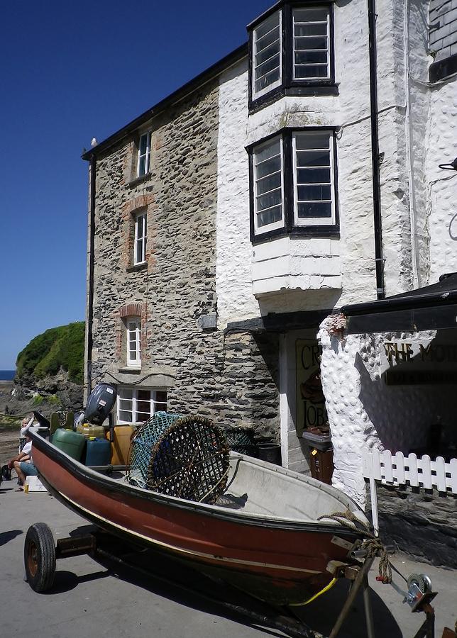 Port Isaac Harbour Buildings Photograph by Richard Brookes