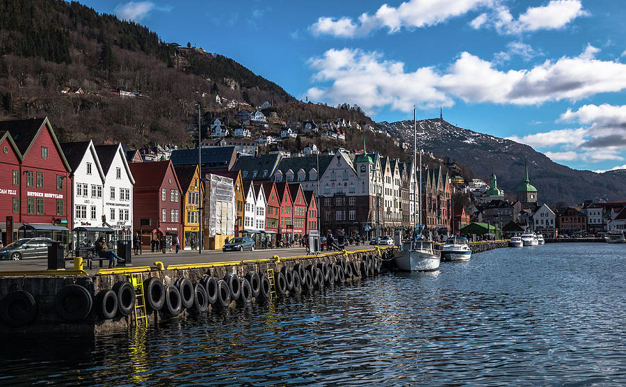 Port of Bergen Norway Photograph by Adam Rainoff