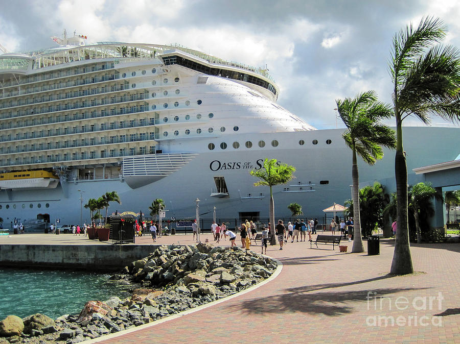Cruise Ship Photograph - Port of call by David Lane