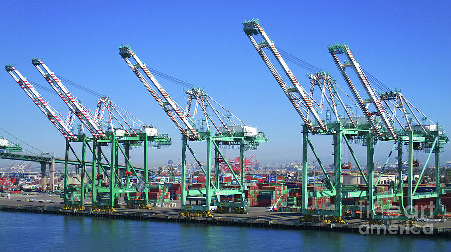 Port Of Los Angeles 1 Photograph by Randall Weidner