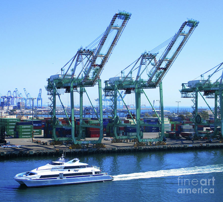 Port Of Los Angeles 2 Photograph by Randall Weidner