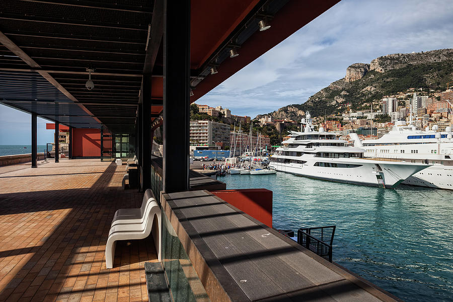 Port Of Monaco From Seaside Promenade Photograph by Artur Bogacki