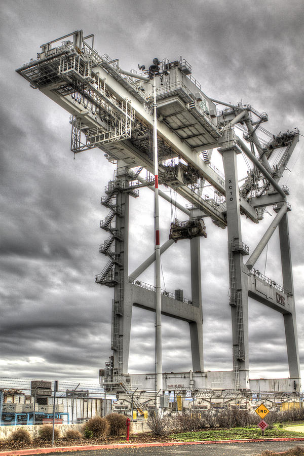 Port of Oakland Crane Photograph by SC Heffner