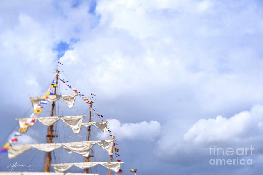 Flag Photograph - Port of Sail. by Upon A Day Dreamer