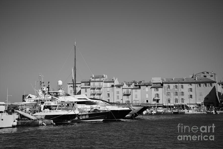 Holiday Photograph - Port of Saint - Tropez by Tom Vandenhende