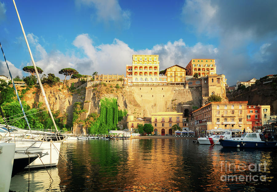 Port of Sorrento, Southern Italy Photograph by Anastasy Yarmolovich