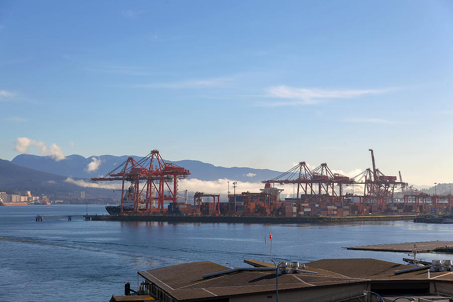 Port of Vancouver BC Photograph by Jit Lim