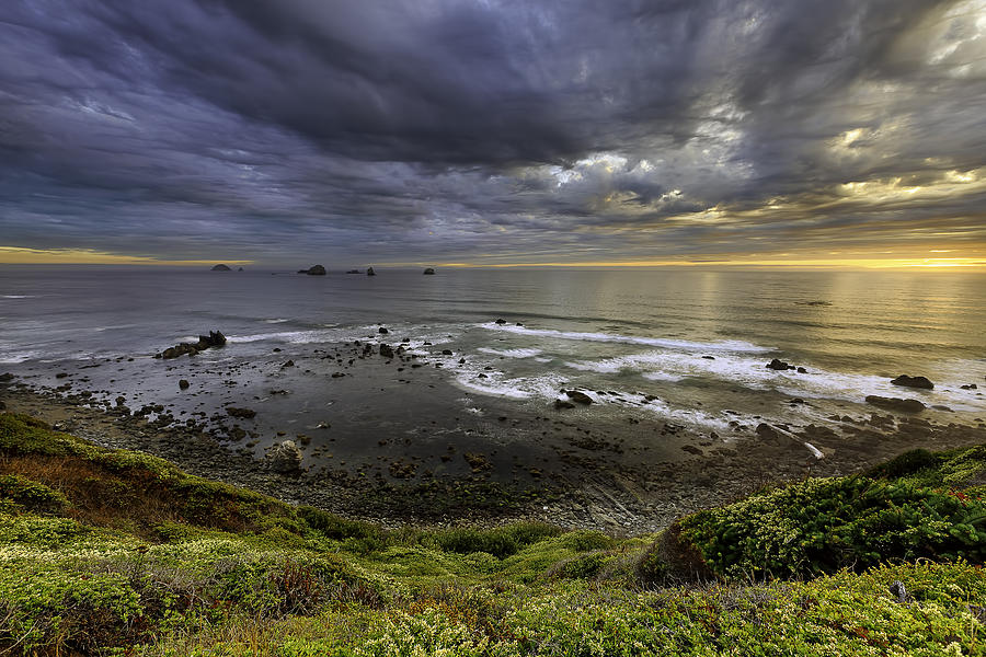 Port Orford Cove Sunset Photograph by Don Hoekwater Photography