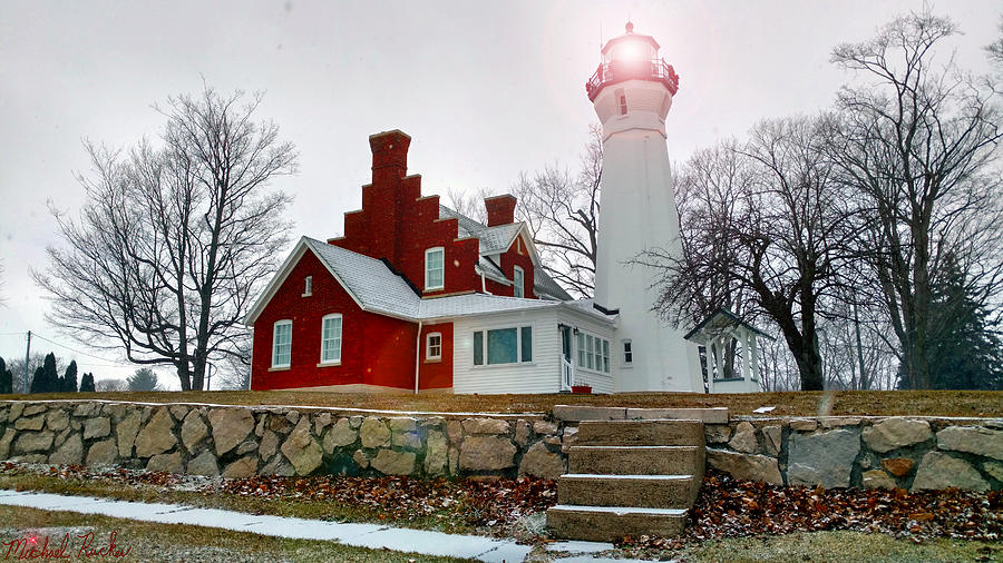 Port Sanilac Lighthouse Photograph by Michael Rucker