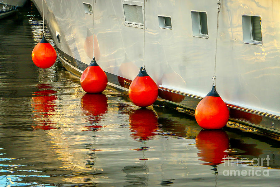 Port Side Bumper Reflection Photograph by Tom Claud