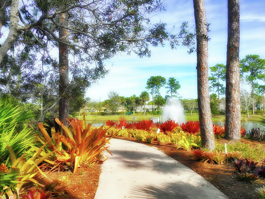 Port St Lucie Botanical Gardens Liii Digital Art By Tina Baxter