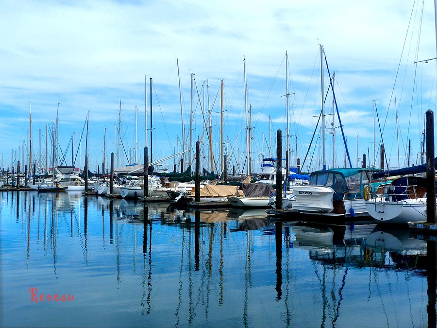 Port Townsend Washington Marina 3 Photograph by A L Sadie Reneau
