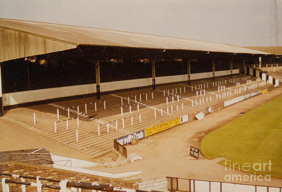 Port Vale - Vale Park - Railway Stand 2 - 1970s Photograph by Legendary Football Grounds