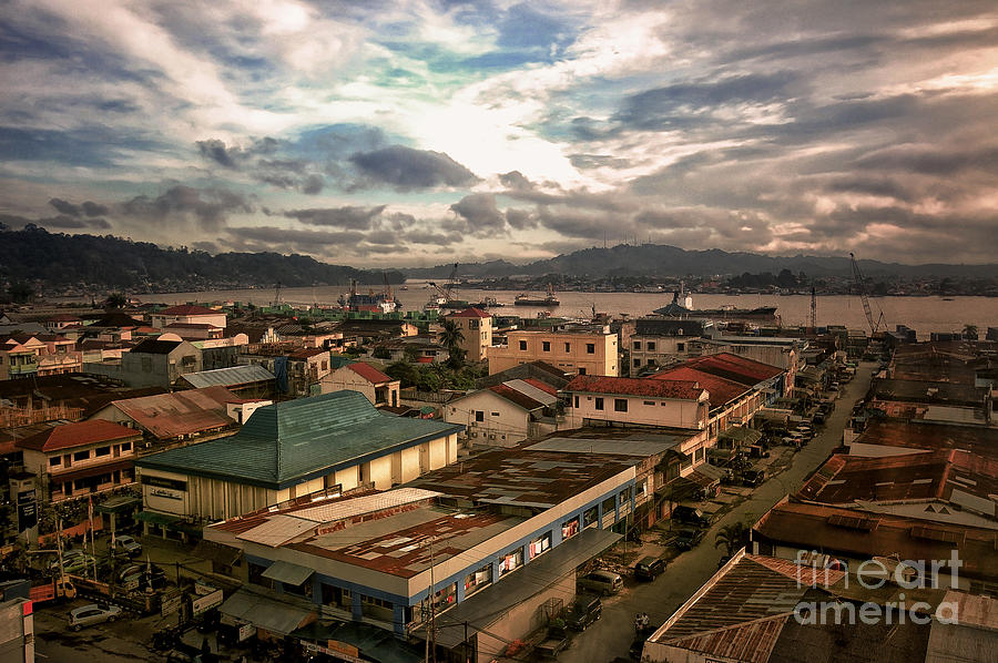 Port View At River Mahakam Photograph by Charuhas Images