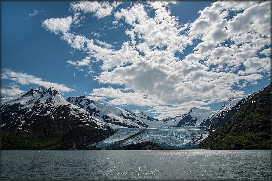 Portage Glacier Photograph by Erika Fawcett