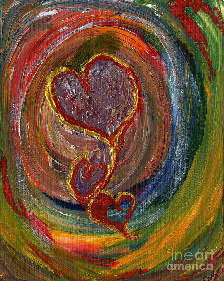 Portal of Love Painting by Julia Stubbe